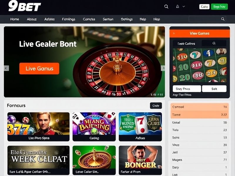 Welcome to the official 9bet.com website: Your premier destination for online gambling with a vast selection of slots, live dealers, sports betting, and exclusive bonuses. Join 9bet today and elevate your gaming experience.